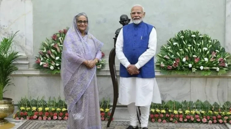নরেন্দ্র মোদিকে বাংলাদেশ সফরের আমন্ত্রণ জানালেন প্রধানমন্ত্রী
