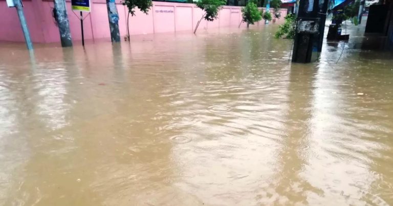 সিলেট নগরীর বাড়িঘর-হাসপাতালে পানি