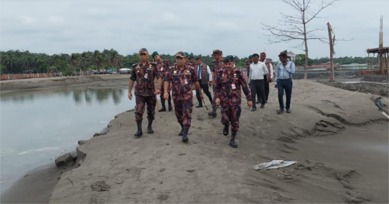 সেন্টমার্টিন দ্বীপ পরিদর্শনে বিজিবি মহাপরিচালক
