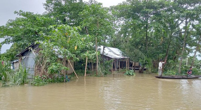 তৃতীয় দফায় বন্যার কবলে সিলেট