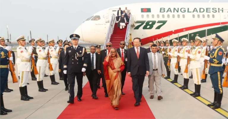 চীন সফর সংক্ষিপ্ত করে বুধবার দেশে ফির‌ছেন প্রধানমন্ত্রী