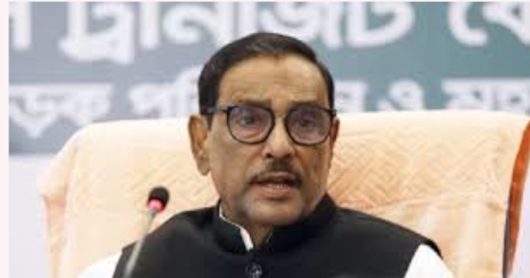 শিক্ষার্থীদের ক্লাসে ফেরার আহ্বান ওবায়দুল কাদেরের
