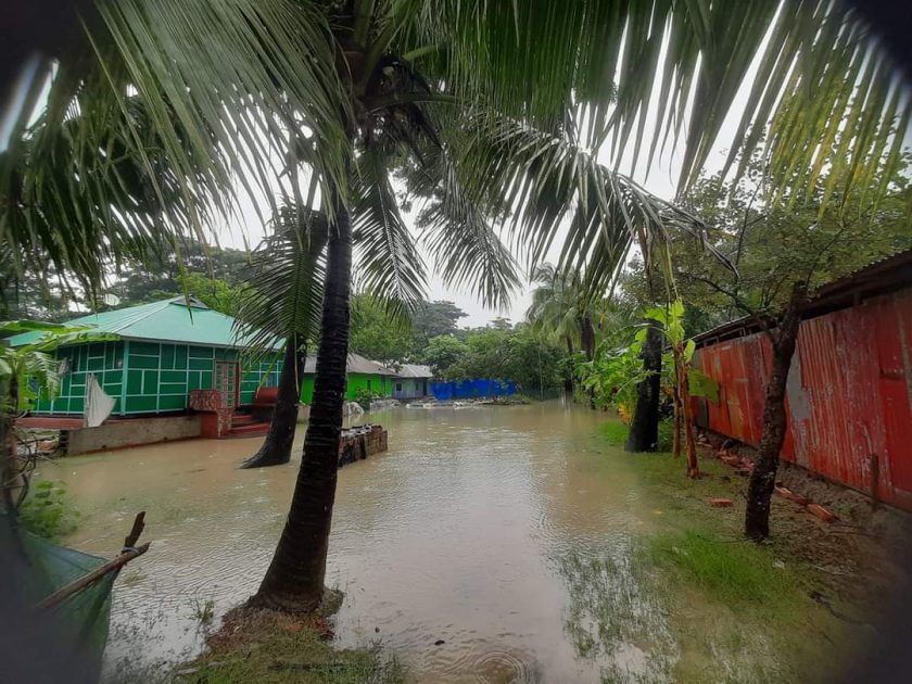 বন্যায় নোয়াখালীতে ২০ লাখ মানুষ পানিবন্দি