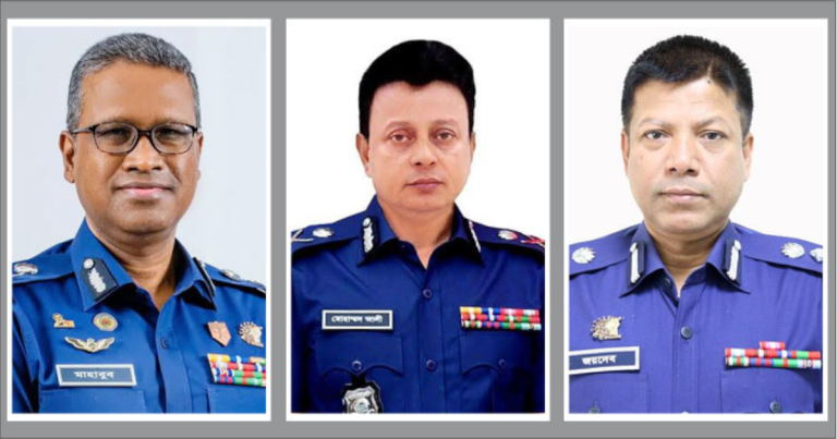 বাধ্যতামূলক অবসরে পুলিশের আরও ৩ ঊর্ধ্বতন কর্মকর্তা