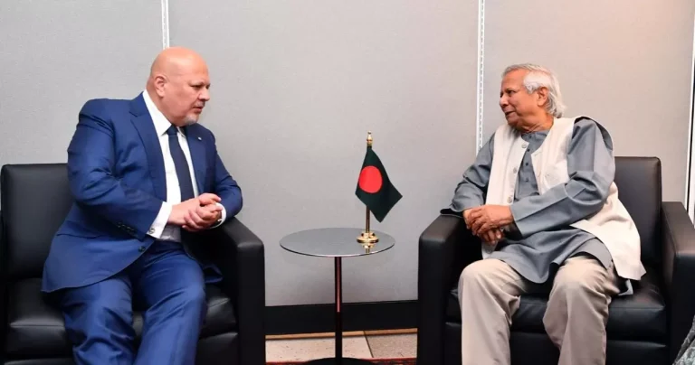 ছাত্র আন্দোলনের মামলা নিয়ে ইউনূস-আইসিসির আলোচনা