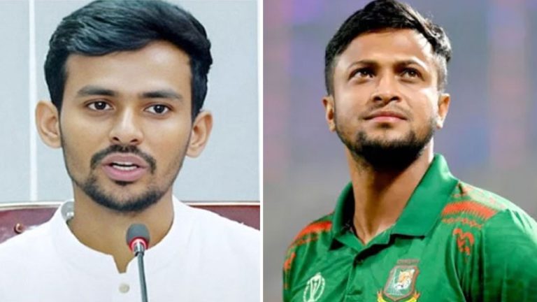সাকিবের দেশে না ফেরার কারণ জানালেন উপদেষ্টা আসিফ