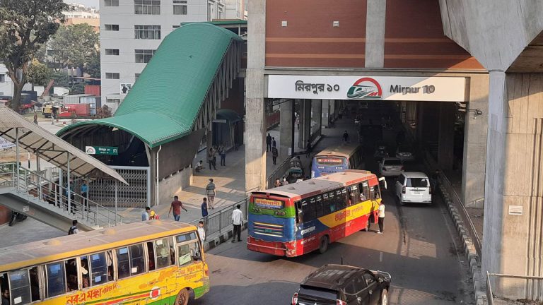 সচল হলো মেট্রোরেলের মিরপুর-১০ স্টেশন