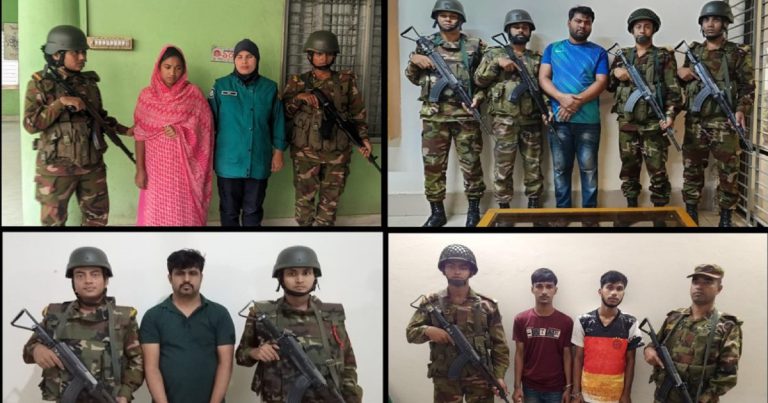 সেনাবাহিনী ও পুলিশের গাড়িতে আগুন, গ্রেপ্তার আরও ৫