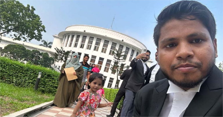 অন্তসত্ত্বা স্ত্রী ও মেয়ের কাছে ফেরা হলো না আইনজীবী সাইফুলের