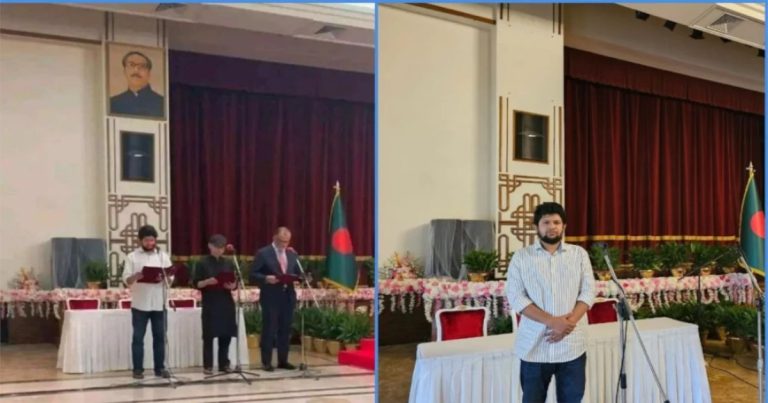 বঙ্গভবন দরবার হল থেকে সরানো হলো বঙ্গবন্ধুর ছবি