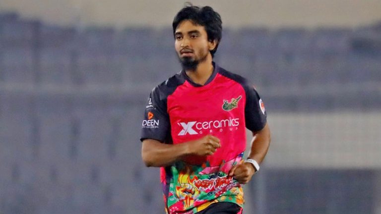 দুই ম্যাচ নিষিদ্ধ তানজিম সাকিব