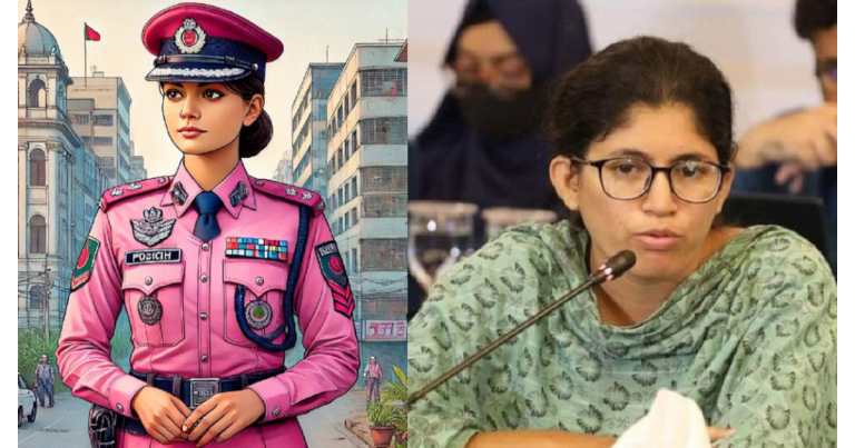 পুলিশের পোশাক গোলাপি করার আহ্বান জানালেন সমন্বয়ক উমামা