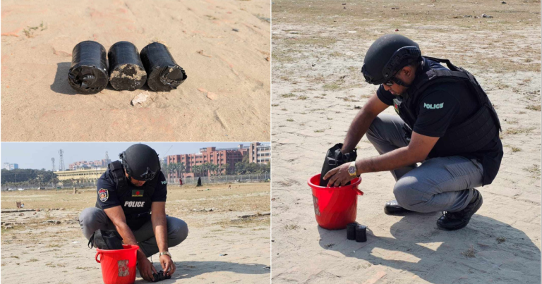 ফার্মগেট থেকে ৩টি ককটেল উদ্ধার