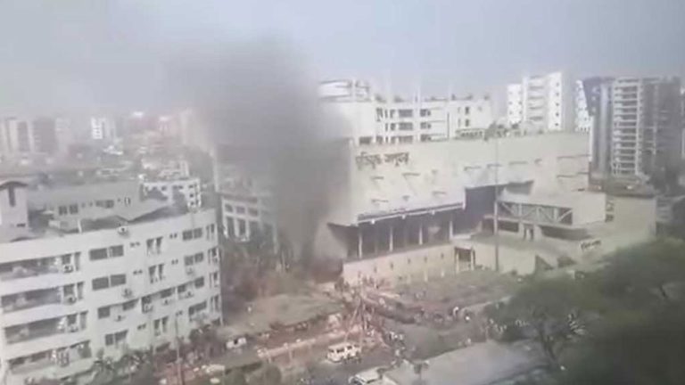 আগারগাঁওয়ে মুক্তিযুদ্ধ জাদুঘরে আগুন