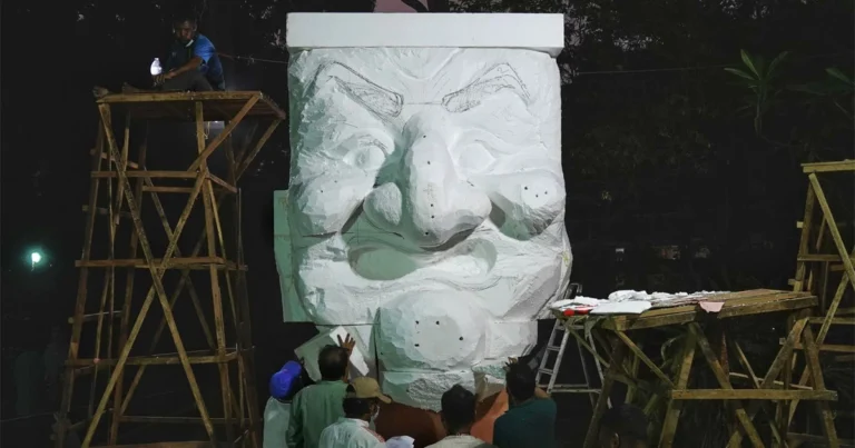চারুকলায় ফের হচ্ছে ফ্যাসিবাদের প্রতিকৃতি