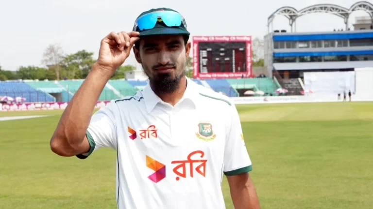১০৭তম টেস্ট ক্রিকেটার হিসেবে অভিষেক হলো তানজিমের