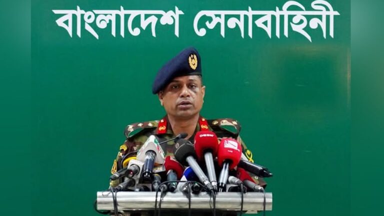 আইনশৃঙ্খলা রক্ষায় ৭৮২২ জনকে গ্রেপ্তার করেছে সেনাবাহিনী