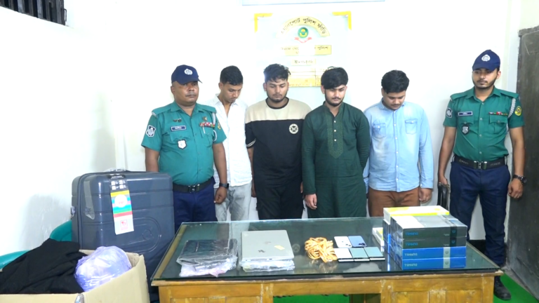 চট্টগ্রামে দেড় কোটি টাকার অবৈধ মালামালসহ আটক ৫