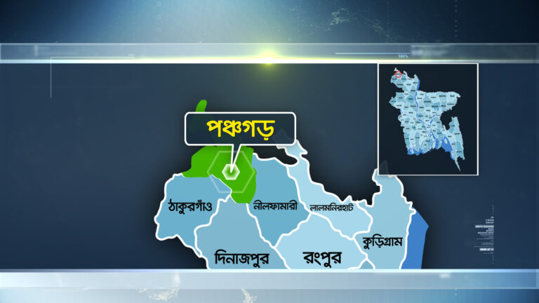 ফিলিস্তিনে হামলার প্রতিবাদে পঞ্চগড়ে বিক্ষোভ মিছিল