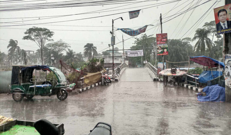 দীর্ঘ প্রতীক্ষার পর বৃষ্টির দেখা পেল বরগুনাবাসী