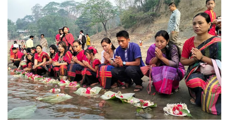 পাহাড়ে বিজু-বিষু উৎসব শুরু