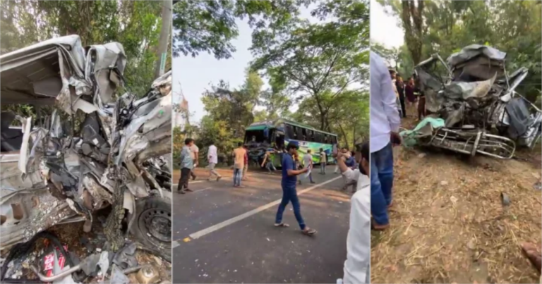 চট্টগ্রামে বাস-মাইক্রোবাস সংঘর্ষ, নারী-শিশুসহ নিহত ৭