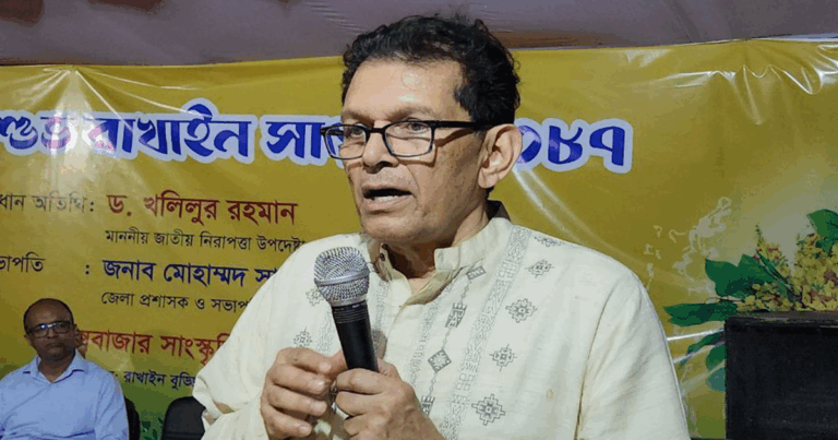 ‘মানবিক করিডর’ নিয়ে সরকার কোনো চুক্তি স্বাক্ষর করেনি: খলিলুর রহমান