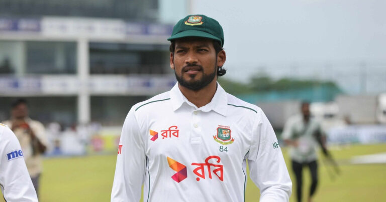 টেস্ট অধিনায়কত্ব ছাড়লেন শান্ত