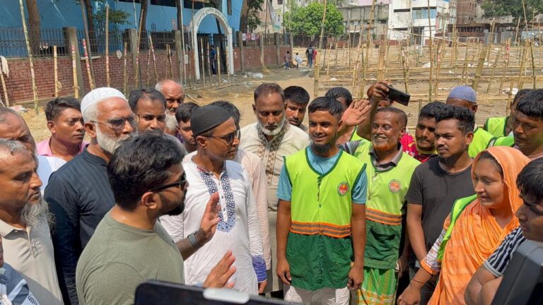 বর্জ্য ব্যবস্থাপনা পরিদর্শনে ইশরাক, নগরবাসীকে সহায়তার আহ্বান
