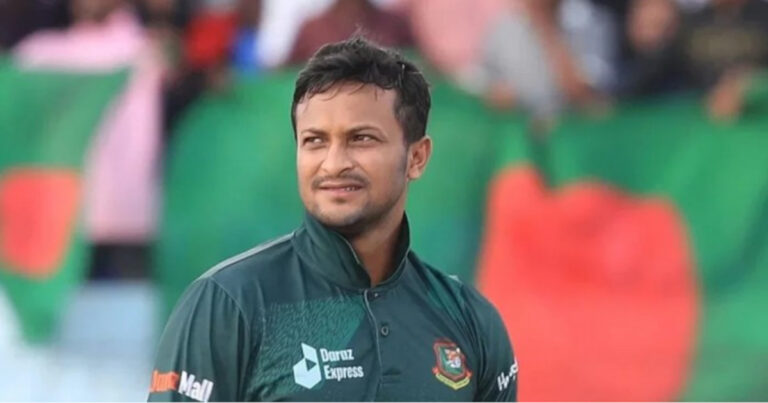 বিদেশে থাকা সাকিব আল হাসানের দেশত্যাগে নিষেধাজ্ঞা
