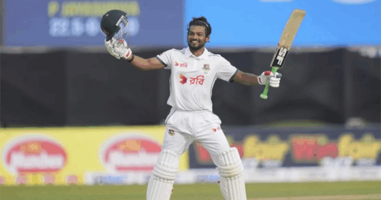 ১৮ মাস পর টেস্ট সেঞ্চুরির দেখা পেলেন শান্ত