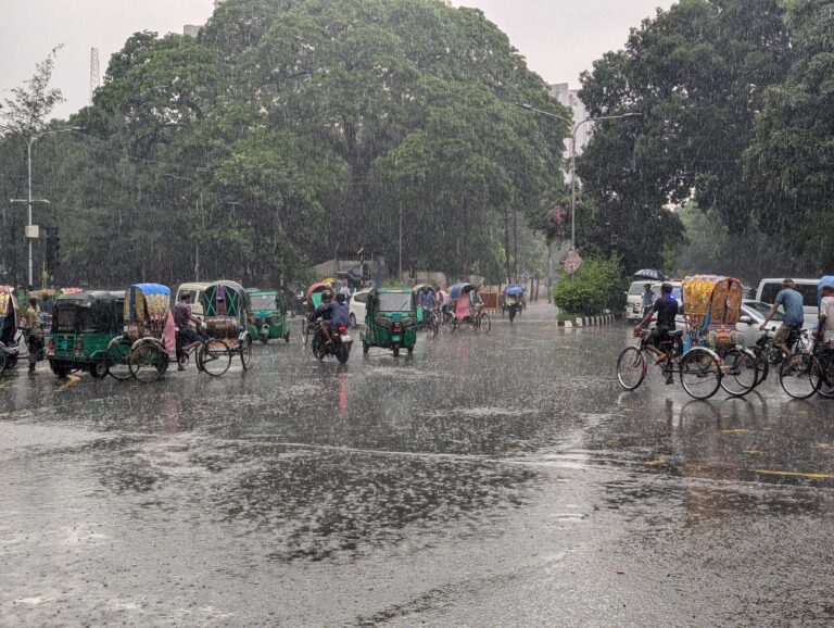 ঢাকায় ৪৫ মিলিমিটার বৃষ্টিপাত