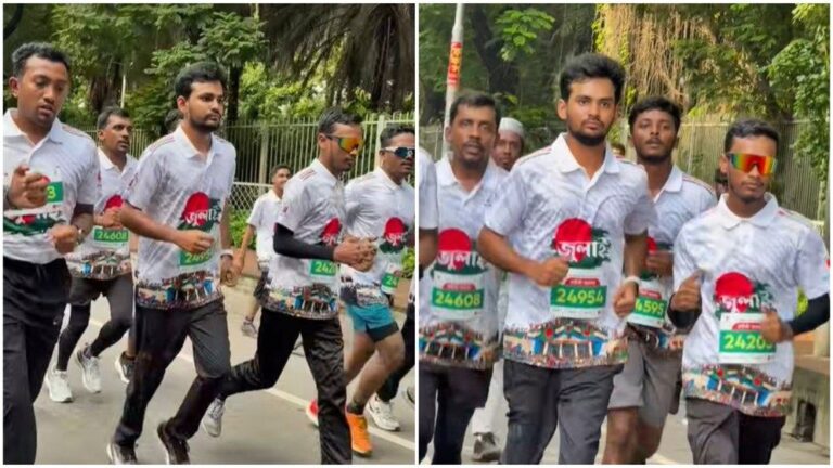 ম্যারাথনে দৌড়ালেন উপদেষ্টা আসিফ মাহমুদ