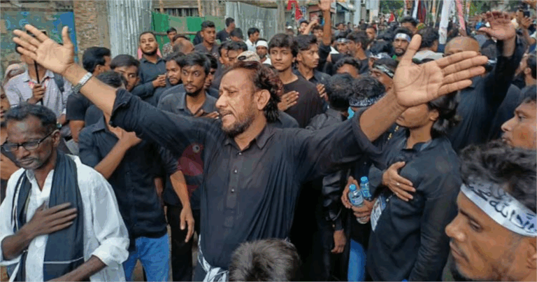 ‘হায় হোসেন’, ‘হায় হোসেন’ ধ্বনিতে মুখরিত রাজধানীর বিভিন্ন এলাকা