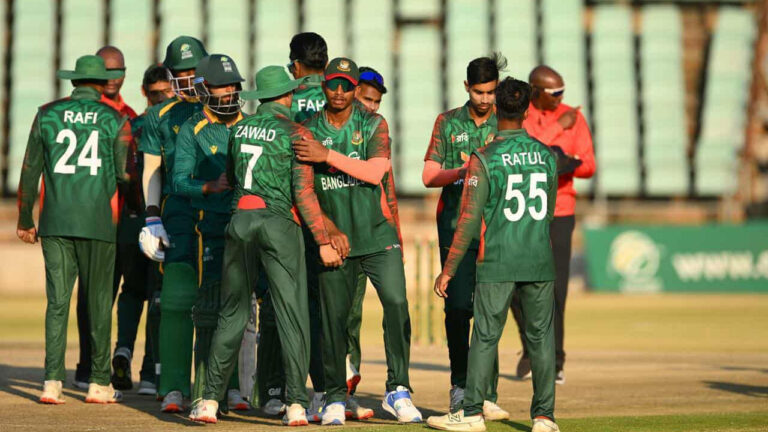 দক্ষিণ আফ্রিকাকে ৩৩ রানে হারিয়ে চ্যাম্পিয়ন টাইগার যুবারা