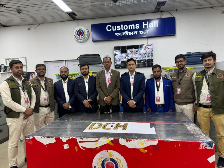 শাহজালাল বিমানবন্দরে ৮ কেজি স্বর্ণ উদ্ধার