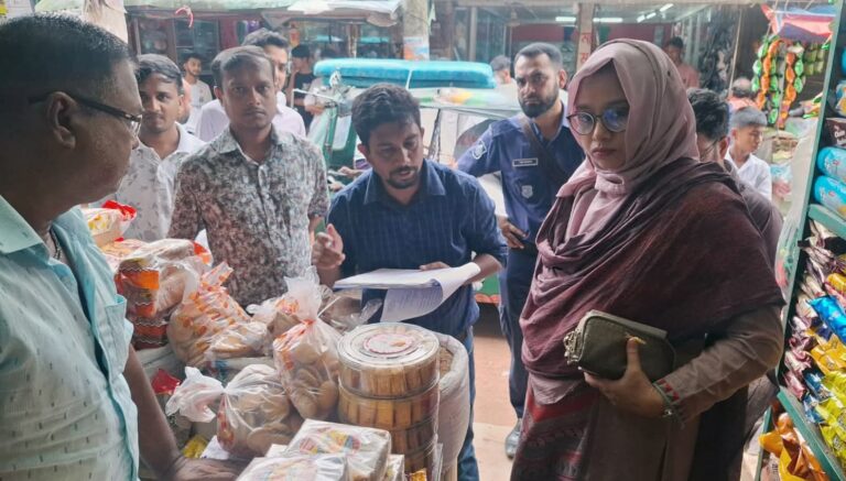 ফেনীতে ভ্রাম্যমাণ আদালতের অভিযান, ৬ ব্যবসায়ীকে জরিমানা