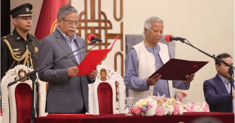 ছাত্র-জনতার অভ্যুত্থানের ফসল অন্তর্বর্তীকালীন সরকারের এক বছর