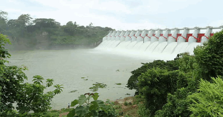 পানি বৃদ্ধি: কাপ্তাই হ্রদে ১৮ ইঞ্চি খুলে দেওয়া হয়েছে ১৬ জলকপাট