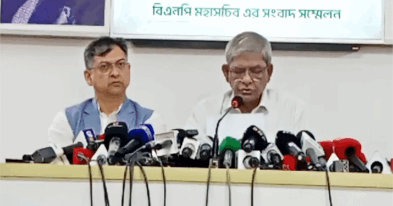 হাসিনা তিনটি নির্বাচনকে প্রহসনে পরিণত করেছিল: মির্জা ফখরুল