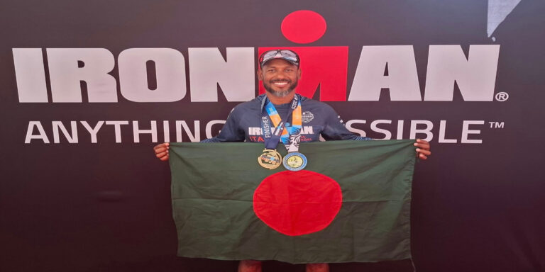 ক্রীড়ায় অন্যন্য নজির গড়লেন আয়রনম্যান আরিফুর