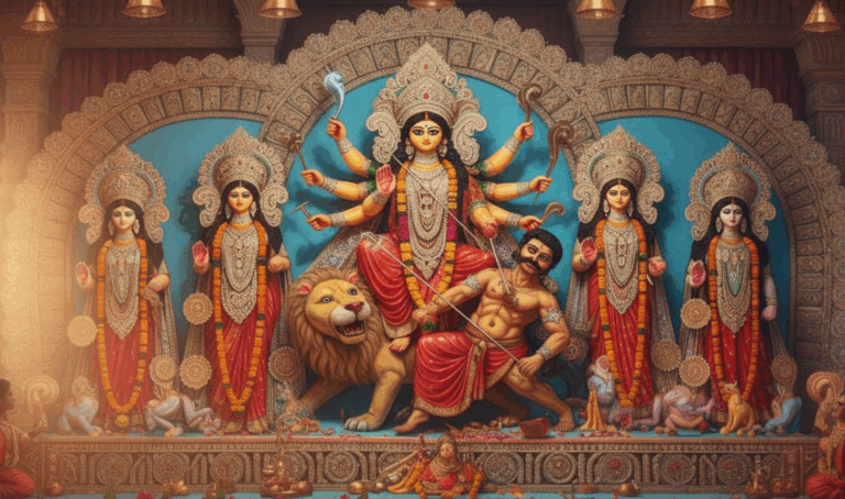 শারদীয় দুর্গাপূজা শুরু, সারাদেশে ৩৩,৩৫৫ মণ্ডপ