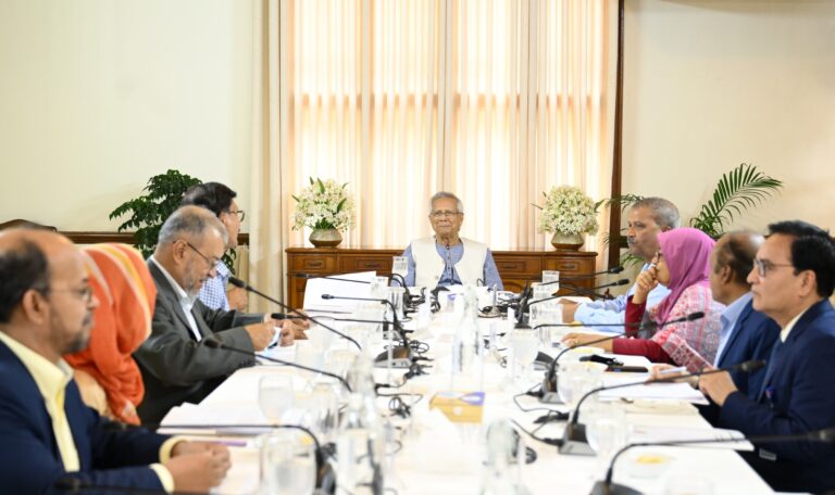 প্রধান উপদেষ্টার সভাপতিত্বে জাতীয় প্রশিক্ষণ কাউন্সিলের নবম সভা অনুষ্ঠিত