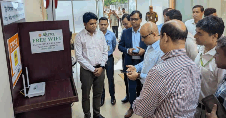 সিলেট বিমানবন্দরে চালু হলো ফ্রি টেলিফোন-ওয়াইফাই সেবা
