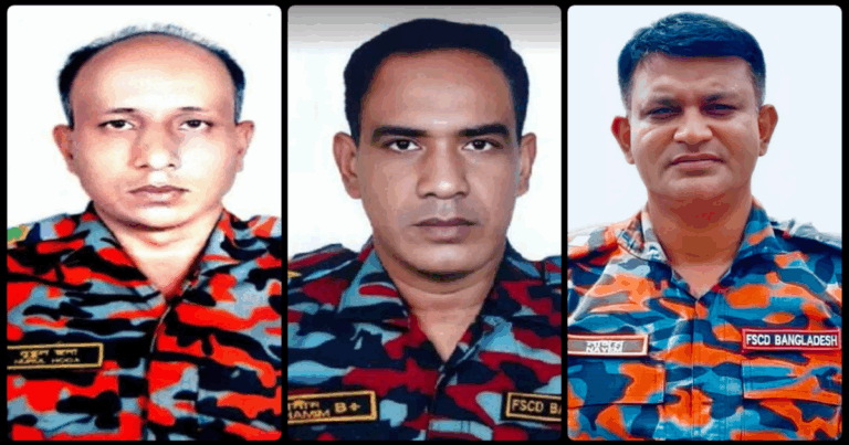 টঙ্গী অগ্নিকাণ্ড: ৩ ফায়ার ফাইটার’সহ ৪ জনের মৃত্যুতে প্রধান উপদেষ্টার শোক