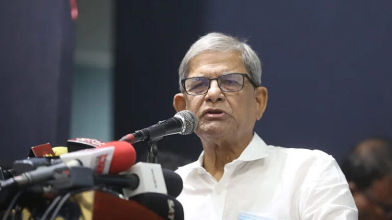 বর্তমানে সংকট তৈরি করেছে অন্তর্বর্তী সরকার: মির্জা ফখরুল