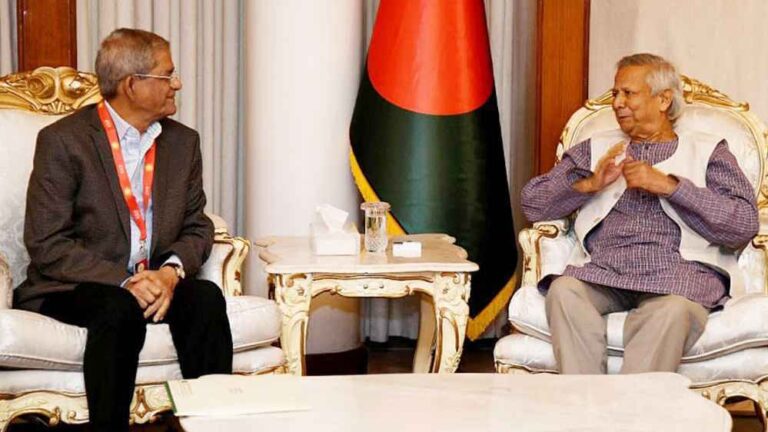 মির্জা ফখরুলসহ যমুনায় বিএনপির প্রতিনিধি দল