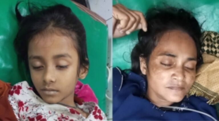 চাঁদপুরে বাসচাপায় নানি-নাতনির মৃত্যু