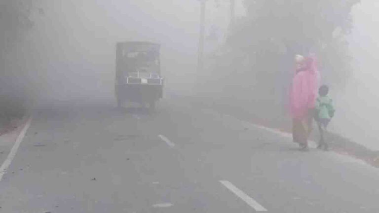 ঘন কুয়াশায় বিপাকে পঞ্চগড়ের জনজীবন