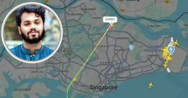 সিঙ্গাপুর পৌঁছেছে ওসমান হাদিকে বহনকারী এয়ার অ্যাম্বুলেন্স